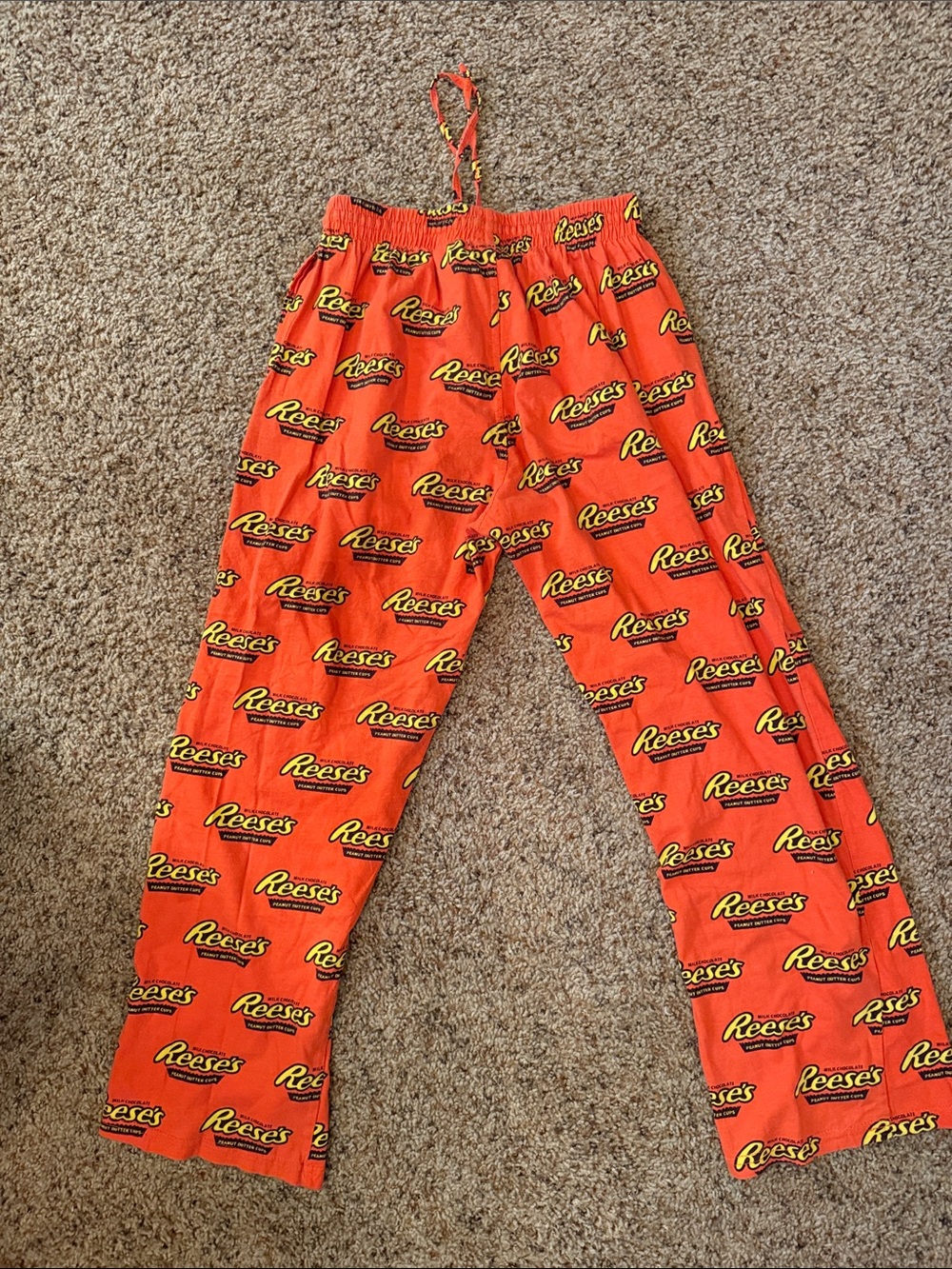 Orange Reese’s Pajama Pants - Picture 3 of 3